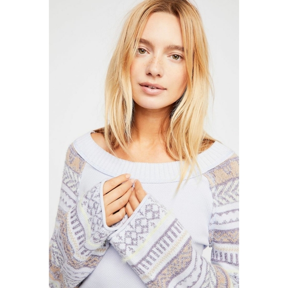 Free People Fairground Thermal Top - Picture 1 of 3
